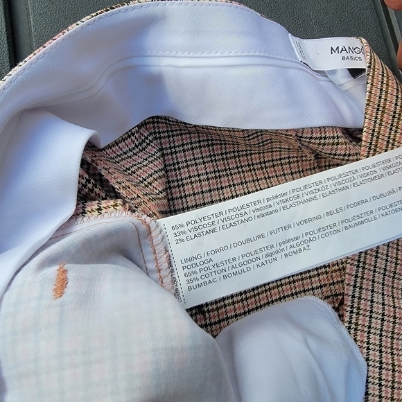 Mango Plaid Pants 8 - Picture 5 of 11